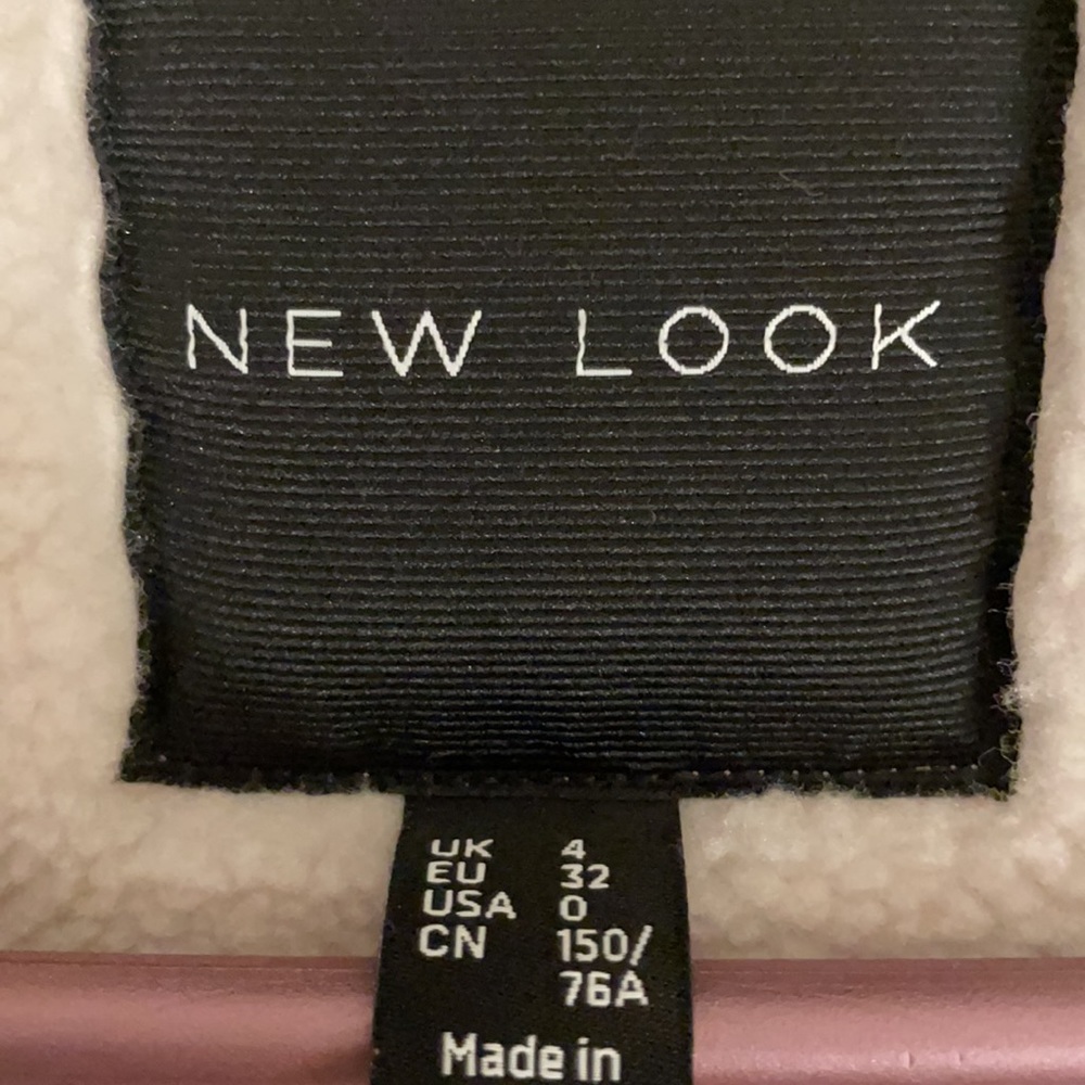 New Look Shearling Biker Jacket - image 5